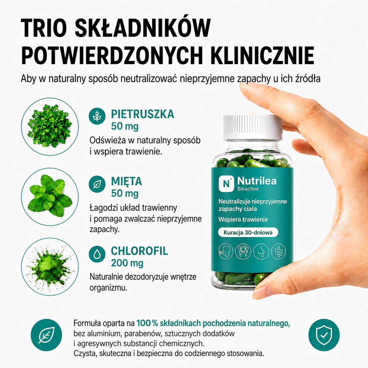 Nutrilea | Suplement neutralizujący zapach